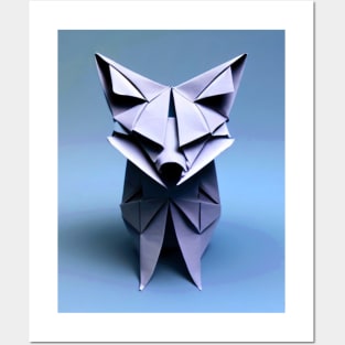 ORIGAMI FOX #001 (FRAMED) Posters and Art